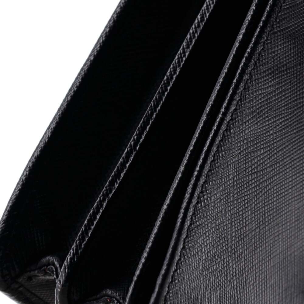 Prada Monochrome Wallet On Chain #243384P12B - Picture 6 of 7